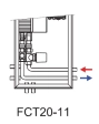 Ventiloconvectoare de pardoseala ingropate ISAN  DYNAMIC FCT20-11 24V